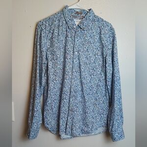 Cactus Man Ricky Singh Mens Long Sleeve Button Up Shirt Medium